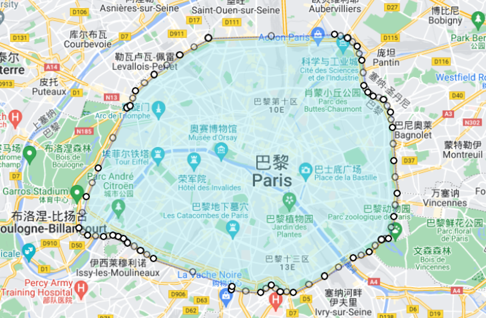 [Exclusive chartered car] Customized one-day tour of the Eiffel Tower, Arc de Triomphe, Champs-Elysées, Notre Dame Cathedral in Paris, France with Chinese-speaking driver