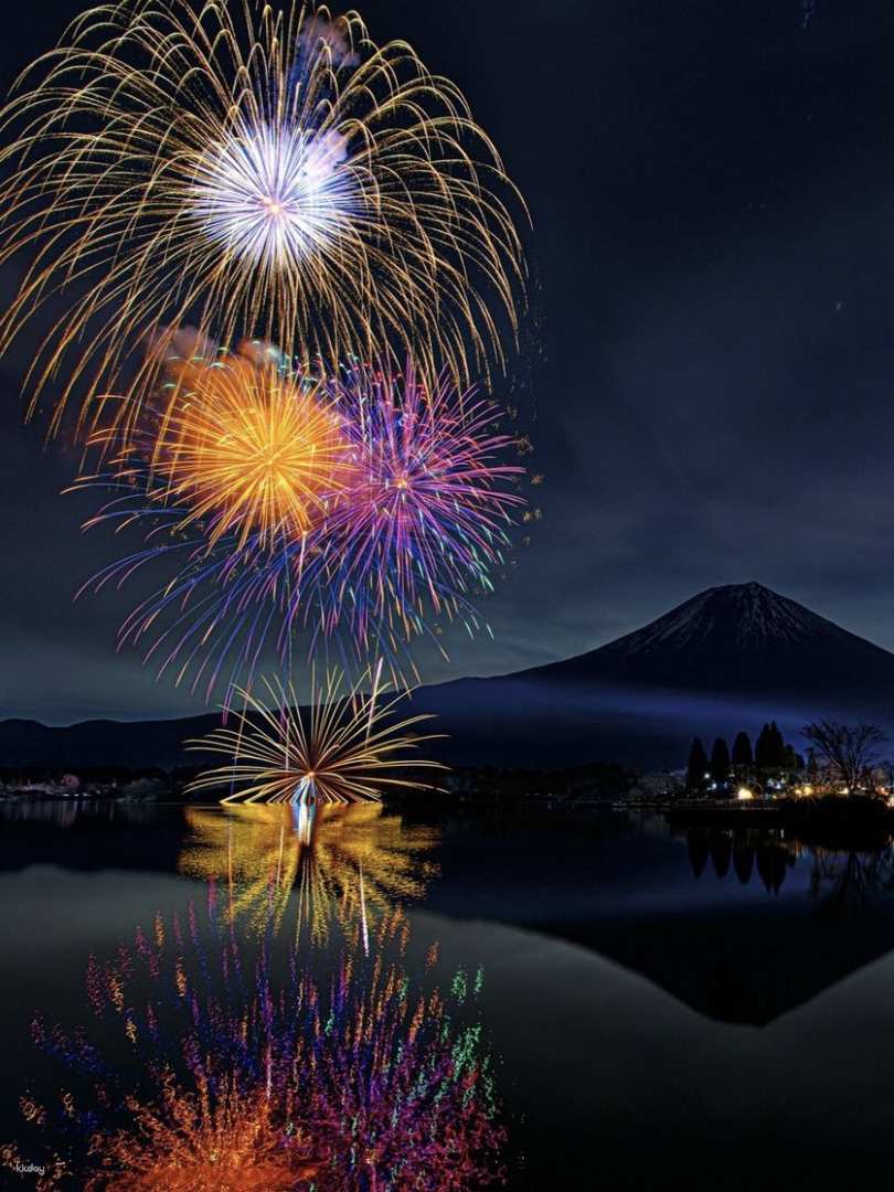 [Seasonal Limited] One-day trip to Mount Fuji Kawaguchiko Winter Fireworks Festival (from Tokyo)