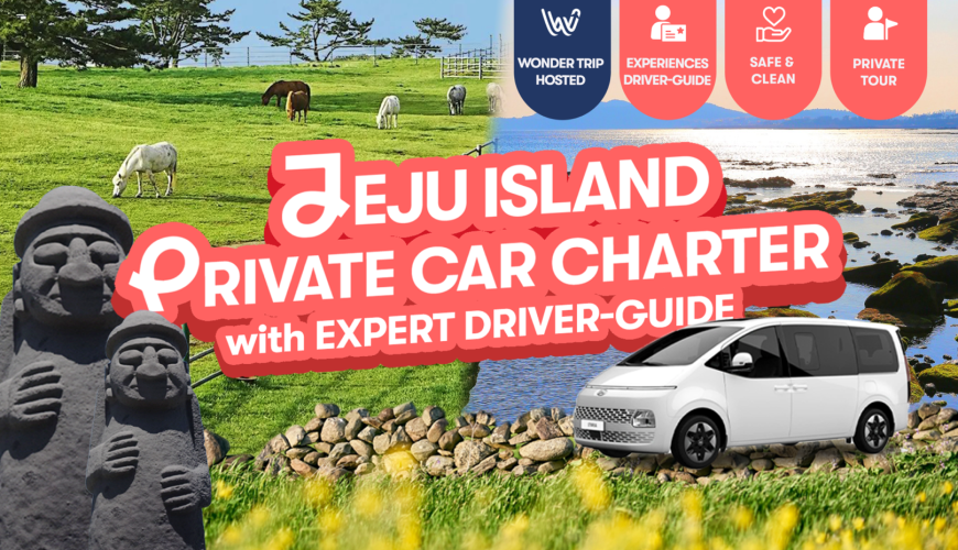 Jeju Private Car Charter with Expert Driver-Guide (9hours)