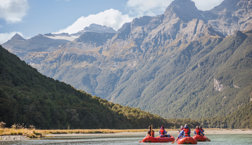 Glenorchy Dart River Jet Boat with optional Funyak Canoe Adventure | Queenstown Departure