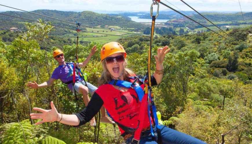 Waiheke Island Ecozip Adventures Zip Line Tour | New Zealand