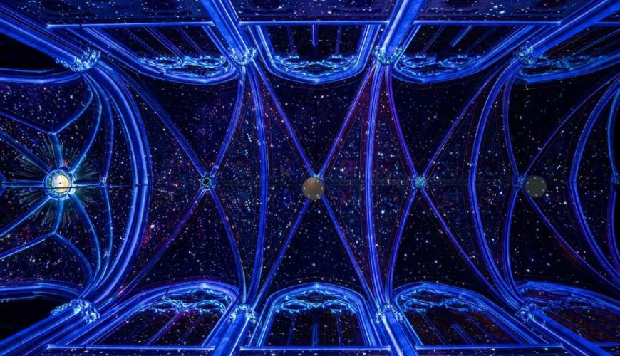 Light of Creation Immersive Light Show at Votive Church Vienna