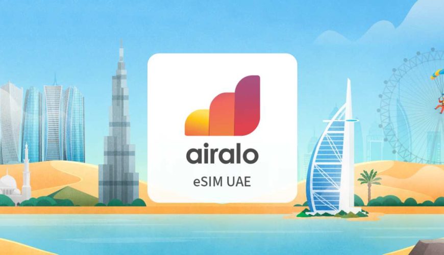【Airalo UAE eSIM】UAE 1~20GB total, unlimited data eSIM