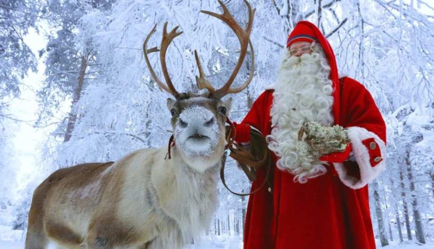 Rovaniemi Day Tour | Santa Claus Village with Reindeer Sleigh & Snowmobile ride experience