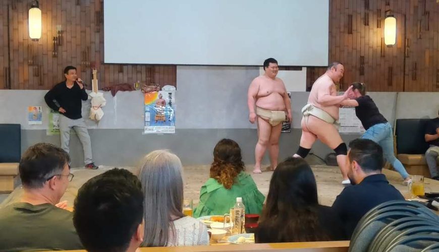 Tokyo Grand Sumo A Chair Seat & Sumo Experience with Lunch