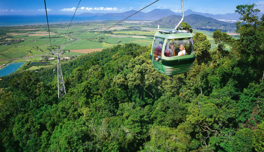 [Hotel/Airport Transfer] Cairns Kuranda Rainforest Day Tour+ Exclusive KUR-Cow Barnwell Farm (Optional) | Transport Options: Bus/Scenic Railway/Skyrail Cableway