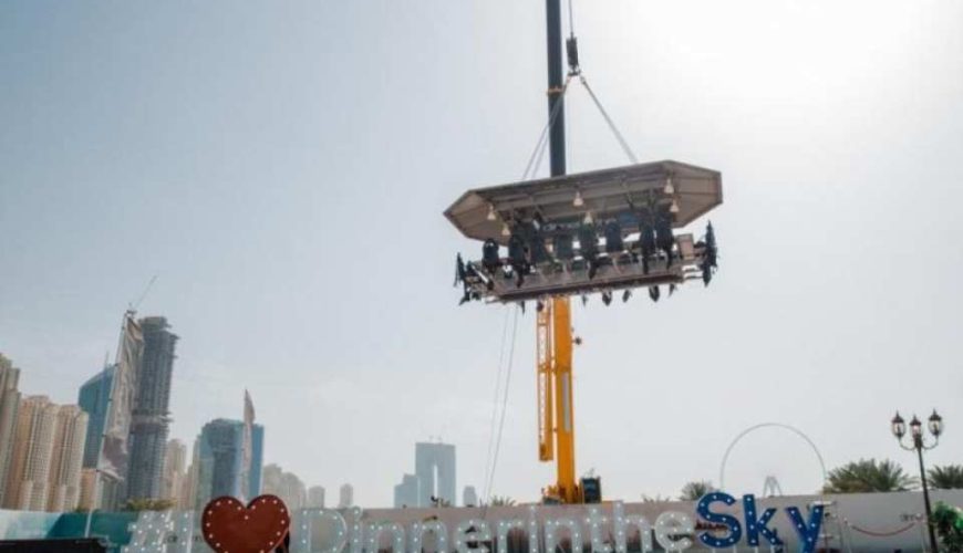 Dinner in the Sky Experience in Dubai