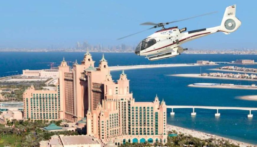 Palm Dubai Helicopter Ride - 17 Mins tour with Private Transfers