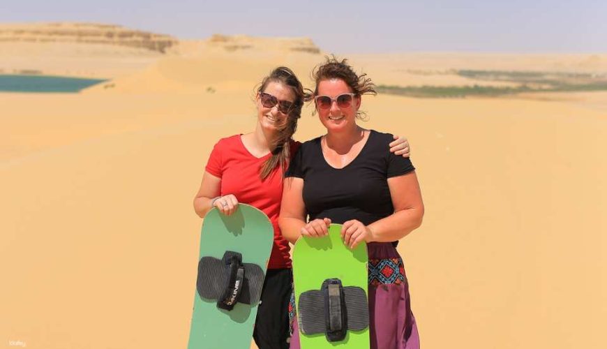 From Cairo: 4x4 Desert Safari, Sandboarding & Camel Ride