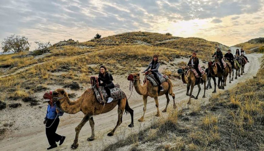 Camel Safari in Cappadocia with Views of Red and Rose Valleys | Turkey