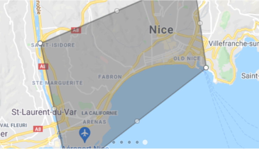 Nice Airport NCE in France to and from Nice city | Airport transfer car