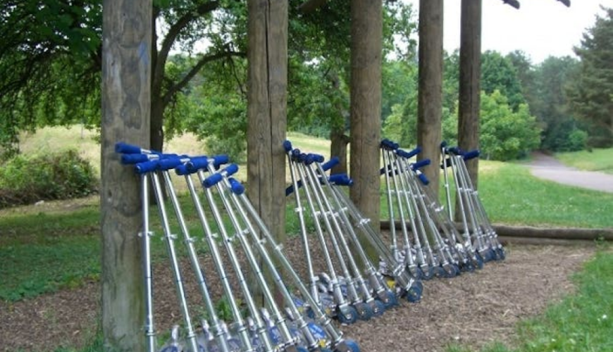 Nature experience day at and on the Neckar river near Stuttgart